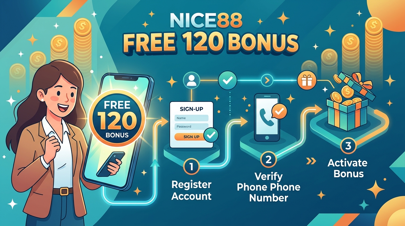 Claim Your Nice88 Free 120 Bonus: A Step-by-Step Guide