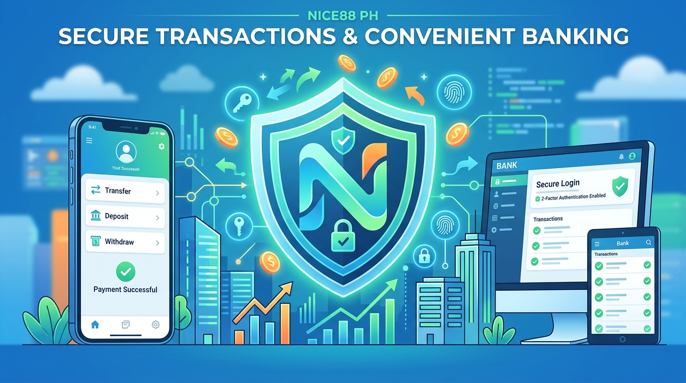 Secure Transactions and Convenient Banking at NICE88 PH