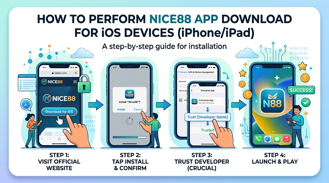 How to Perform Nice88 App Download for iOS Devices (iPhone/iPad)